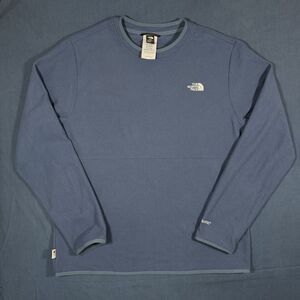 The North Face Sweatshirt Mens Large Blue Alpine Polartec 100 Crewneck Fleece